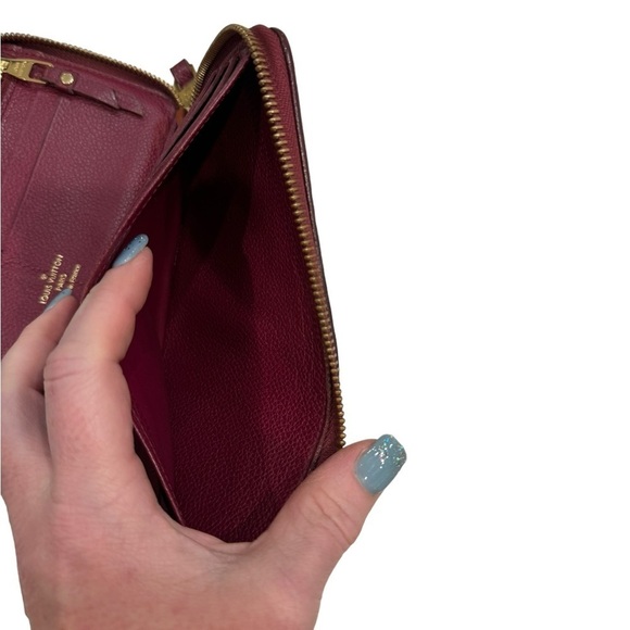 Louis Vuitton empreinte  zippy organizer secret Bordeaux SPO172 - Picture 11 of 12
